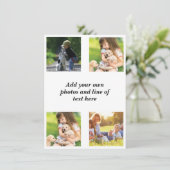 Erstellen Sie Ihre eigene Foto-Collage und -Text (Stehend Vorderseite)