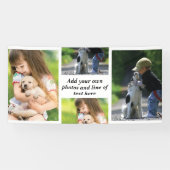 Erstellen Sie Ihre eigene Foto-Collage und -Text Banner (Horizontal)
