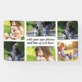 Erstellen Sie Ihre eigene Foto-Collage und -Text Banner (Horizontal)