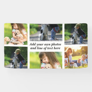 Erstellen Sie Ihre eigene Foto-Collage und -Text Banner