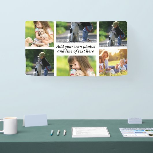 Erstellen Sie Ihre eigene Foto-Collage und -Text Banner (Messe)