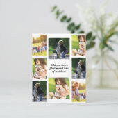 Erstellen Sie Ihre eigene Foto-Collage und -Text Dankeskarte (Stehend Vorderseite)