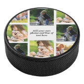 Erstellen Sie Ihre eigene Foto-Collage und -Text Eishockey Puck (3/4)