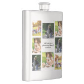 Erstellen Sie Ihre eigene Foto-Collage und -Text Flachmann (Rechts)