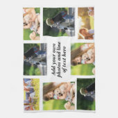 Erstellen Sie Ihre eigene Foto-Collage und -Text Geschirrtuch (Vertikal)