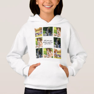 Erstellen Sie Ihre eigene Foto-Collage und -Text Hoodie