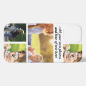 Erstellen Sie Ihre eigene Foto-Collage und -Text iPhone Hülle (Rückseite (Horizontal))