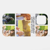 Erstellen Sie Ihre eigene Foto-Collage und -Text iPhone Hülle (Rückseite (Horizontal))