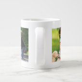 Erstellen Sie Ihre eigene Foto-Collage und -Text Jumbo-Tasse (Rückseite)