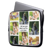 Erstellen Sie Ihre eigene Foto-Collage und -Text Laptopschutzhülle (Vorderseite Links)