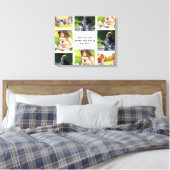 Erstellen Sie Ihre eigene Foto-Collage und -Text Leinwanddruck (Insitu (Schlafzimmer))