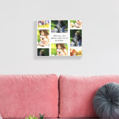 Erstellen Sie Ihre eigene Foto-Collage und -Text Leinwanddruck (Insitu (Wohnzimmer))
