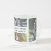 Erstellen Sie Ihre eigene Foto-Collage und -Text Mattglastasse (VorderseiteRechts)