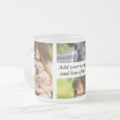 Erstellen Sie Ihre eigene Foto-Collage und -Text Mattglastasse (Vorderseite Links)