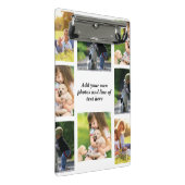 Erstellen Sie Ihre eigene Foto-Collage und -Text Mini Klemmbrett (Schrägansicht)