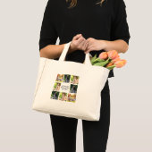 Erstellen Sie Ihre eigene Foto-Collage und -Text Mini Stoffbeutel (Vorderseite (Produkt))