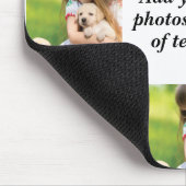 Erstellen Sie Ihre eigene Foto-Collage und -Text Mousepad (Ecke)