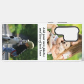 Erstellen Sie Ihre eigene Foto-Collage und -Text Samsung Galaxy Hülle (Rückseite (Horizontal))