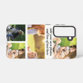 Erstellen Sie Ihre eigene Foto-Collage und -Text Samsung Galaxy Hülle (Rückseite (Horizontal))