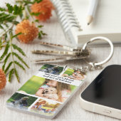 Erstellen Sie Ihre eigene Foto-Collage und -Text Schlüsselanhänger (Vorderseite rechts)