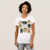 Erstellen Sie Ihre eigene Foto-Collage und -Text T-Shirt (Vorne ganz)