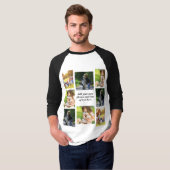 Erstellen Sie Ihre eigene Foto-Collage und -Text T-Shirt (Vorne ganz)