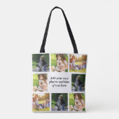 Erstellen Sie Ihre eigene Foto-Collage und -Text Tasche (Rückseite)