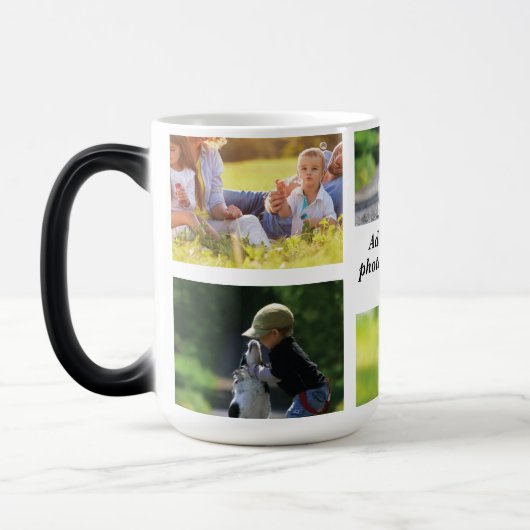 Erstellen Sie Ihre eigene Foto-Collage und -Text Verwandlungstasse (Links)