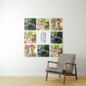 Erstellen Sie Ihre eigene Foto-Collage und -Text Wandteppich (Beispiel (Horizontal))