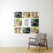 Erstellen Sie Ihre eigene Foto-Collage und -Text Wandteppich (Beispiel (Horizontal))
