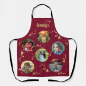 Erstellen Sie Ihre eigene Foto Collage Weihnachts- Schürze (Vorderseite)