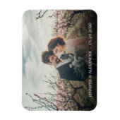 Erstellen Sie Ihre eigene Foto Hochzeit Magnet (Vertikal)