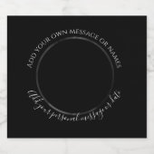 Erstellen Sie Ihre eigene Foto Liquor Flasche Hoch Alkoholflaschenetikett (Einzelnes Label)