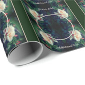 Erstellen Sie Ihre eigene Foto Peach Rose und Bug  Geschenkpapier (Rolleneckpunkt)