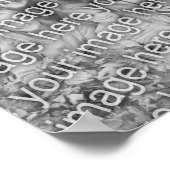 Erstellen Sie Ihre eigene Foto-Stencied-Rose Perso Poster (Ecke)