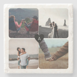 Erstellen Sie Ihre eigene Foto-Vorlage zum Hochzei Steinuntersetzer