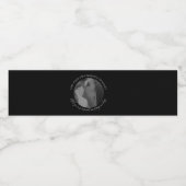 Erstellen Sie Ihre eigene Foto Wasserflasche Hochz Wasserflaschenetikett (Einzelnes Label)