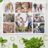 Erstellen Sie Ihre eigene FotoCollage 15 Bilder we Geschirrtuch (Gefaltet)