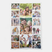 Erstellen Sie Ihre eigene FotoCollage 15 Bilder we Geschirrtuch (Vertikal)