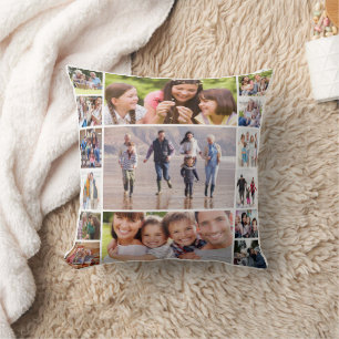 Erstellen Sie Ihre eigene FotoCollage 15 Bilder we Kissen