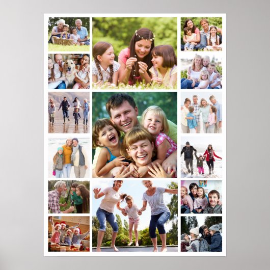 Erstellen Sie Ihre eigene FotoCollage 15 Bilder we Poster (Vorne)