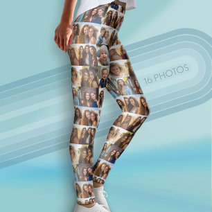 Erstellen Sie Ihre eigene FotoCollage - 16 Fotos Leggings