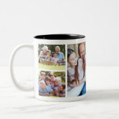 Erstellen Sie Ihre eigene FotoCollage 5 Bilder wei Zweifarbige Tasse (Links)