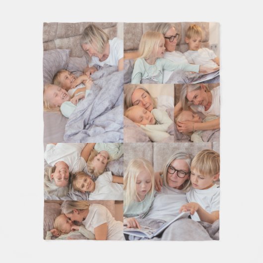 Erstellen Sie Ihre eigene FotoCollage Fleecedecke (Vorderseite)