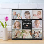 Erstellen Sie Ihre eigene FotoCollage für Oma Mode Künstlicher Leinwanddruck<br><div class="desc">Erstellen Sie Ihre eigene 8-Foto-Collage für Ihre wunderbare Großmutter mit diesem modernen Schwarz-Weiß-Imitat Canva-Druck. Es enthält die herzliche Botschaft "Das größte Oma der Welt" und ein einfaches rosa Herz. Ideal für einen Geburtstag oder ein Weihnachtsgeschenk für Ihre Nana, kann diese Plakette mit Bildern von Lieblingskindern personalisiert werden, die sie in...</div>