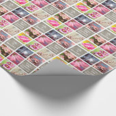 Erstellen Sie Ihre eigene FotoCollage Geburtstag Geschenkpapier (Ecke)