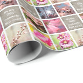 Erstellen Sie Ihre eigene FotoCollage Geburtstag Geschenkpapier (Rolleneckpunkt)