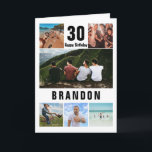 Erstellen Sie Ihre eigene FotoCollage Geburtstag Karte<br><div class="desc">Erstellen Sie Ihre eigene Happy Birthday-Karte mit einer modernen Collage aus Foto ,  ihrem Alter und ihrem Namen. Alle Farben und Texte können personalisiert sein.</div>