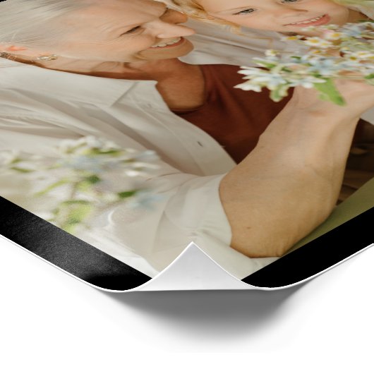 Erstellen Sie Ihre eigene FotoCollage Große Oma Mo Poster (Ecke)