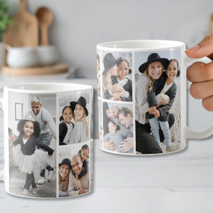 Erstellen Sie Ihre eigene Fotocollage Kaffeetasse